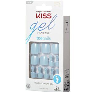 Kiss Gel Fantasy Toenails Pedicure Kit - Pair of Shoes